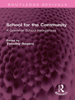 cover image of School for the Community